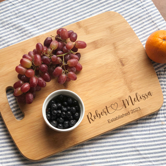 Personalized Engrave Bamboo Cutting Board