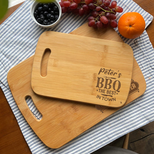 Gifts for Dad, Personalized Engrave Bamboo Cutting Board